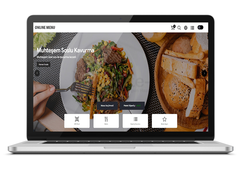 Karekod Online Menü v1